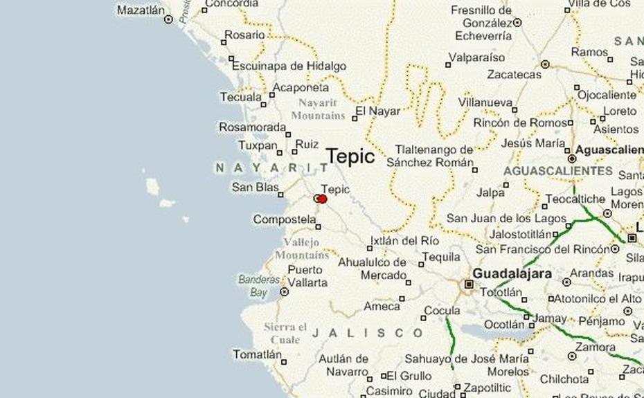 Guia Urbano De Tepic, Tepic, Mexico, Tepic A, Tepic Nayarit