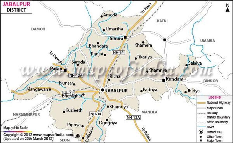 Jabalpur Map, Jabalpur, India, Kanpur India, Bangalore India