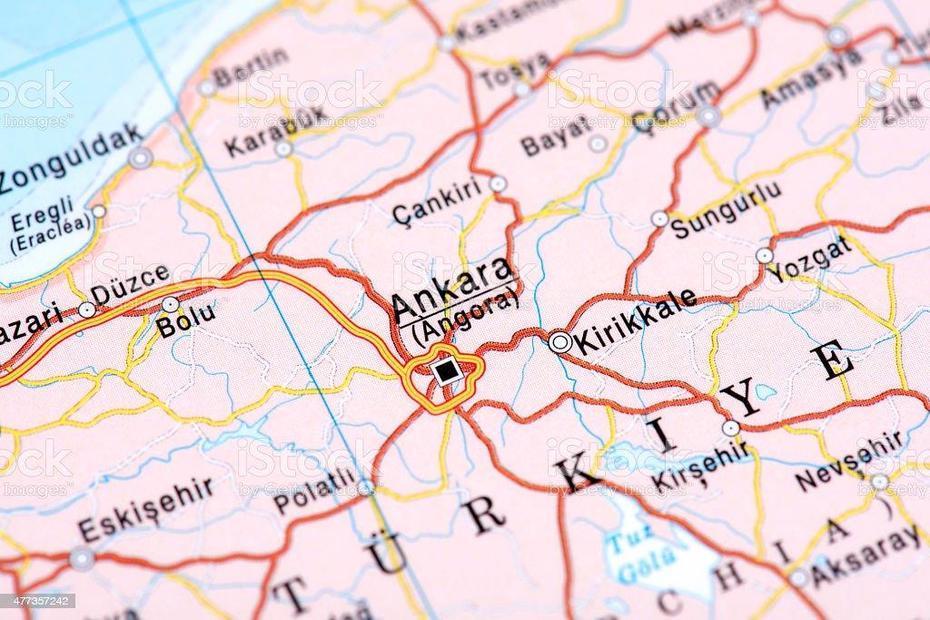 Map Of Ankara Turkey Stock Photo – Download Image Now – Istock, Ankara, Turkey, Where Is Ankara, Bursa Turkey