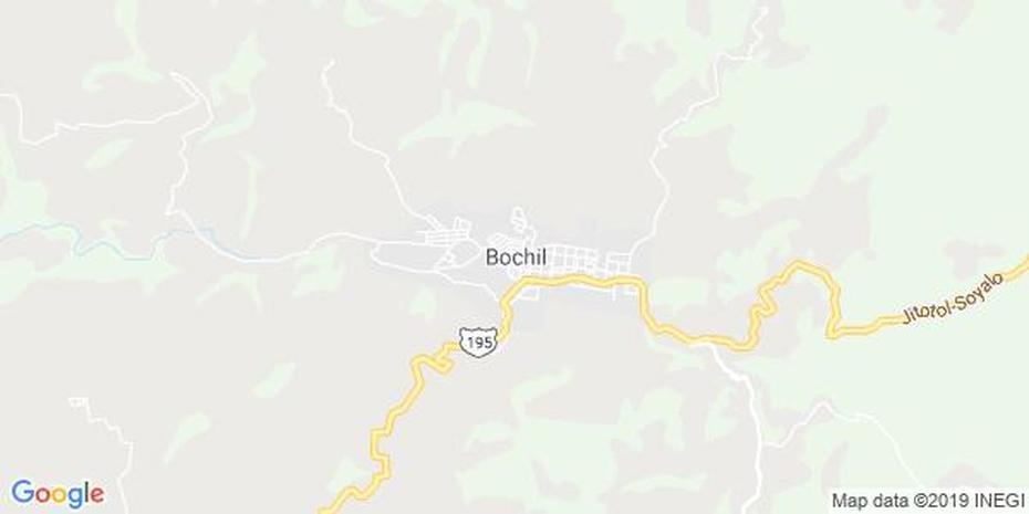 Mapa De Bochil, Chiapas – Mapa De Mexico, Bochil, Mexico, Mas Bochil, Copainala