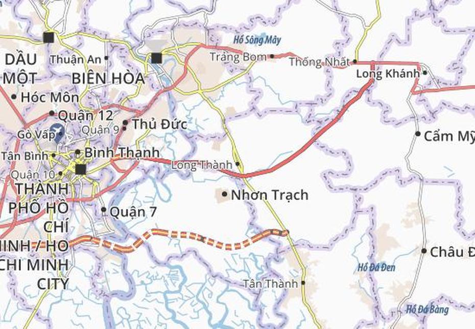 Michelin Long Thanh Map – Viamichelin, Long Thành, Vietnam, Hanoi Vietnam, Long Binh Vietnam