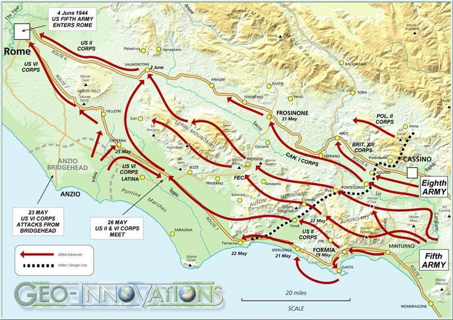 Potential Markets For Geo-Innovations Products & Services, Cassino, Italy, Casino Battle, Of Italy Ww2