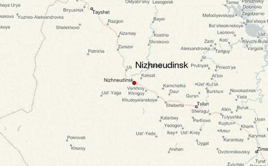 Russia States, Russia  With Countries, Location Guide, Nizhneudinsk, Russia