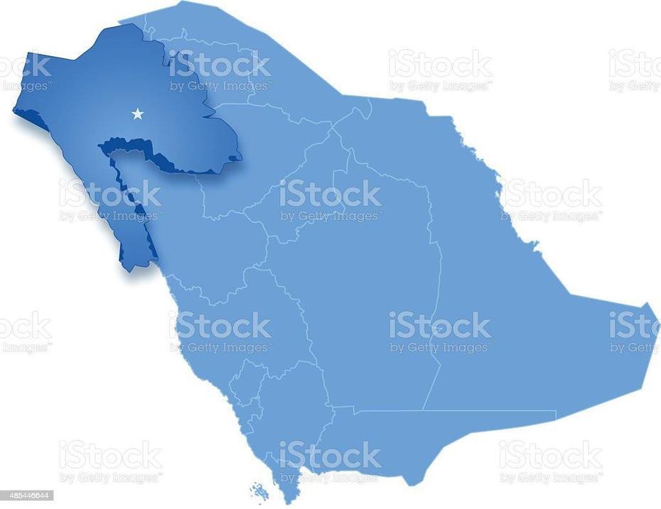 Saudi Arabia  With Major Cities, Taif Saudi Arabia, Stock Illustration, Tabūk, Saudi Arabia