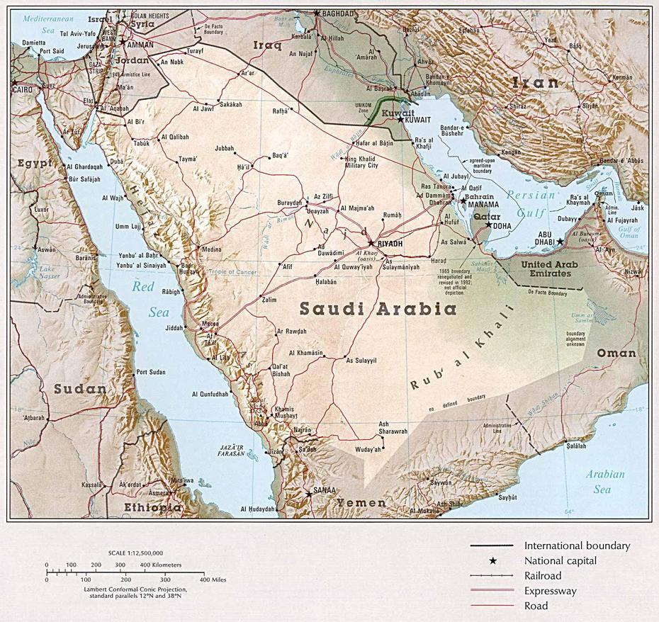 Saudi Arabien Straenkarte, Al Ḩillah, Saudi Arabia, Ancient Iraq, Basra Iraq