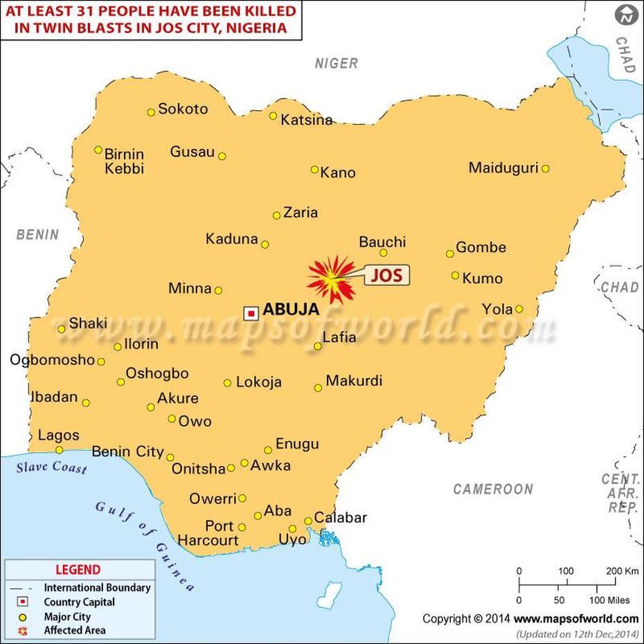 Twin Blasts In Jos, Nigeria Killed More Than 31 People | World News, Jos, Nigeria, Kano Nigeria, Nigeria Location