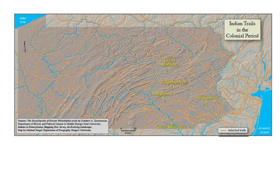 Encyclopedia Of Greater Philadelphia | Encyclopedia Of Greater …, Indian Trail, United States, National Trails, United States Geographical