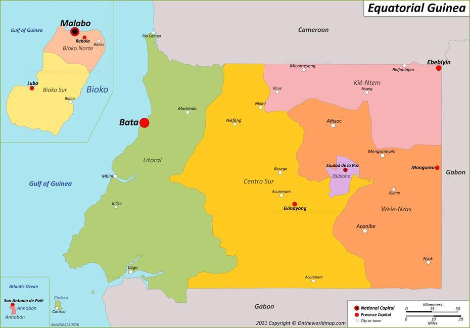 Equatorial Guinea Map | Detailed Maps Of Republic Of Equatorial Guinea, Ebebiyín, Equatorial Guinea, Equatorial Guinea Tourism, Equatorial Guinea Africa