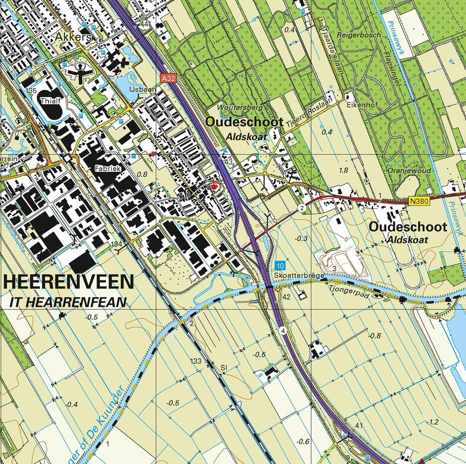 Heerenveen Kaart | Kaart, Heerenveen, Netherlands, Friesland, Mcdonald’S Netherlands