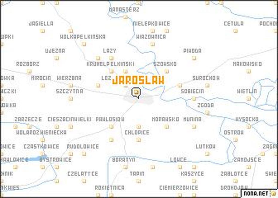 Jarosaw (Poland) Map – Nona, Jarosław, Poland, Voivodeship Poland, Poland Small Towns