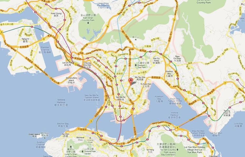 Kowloon Map, Kowloon City, Hong Kong, Hong Kong  Google, Peninsula Hotel Kowloon Hong Kong