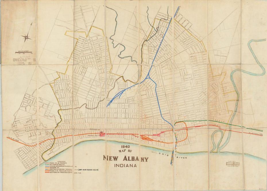 Map Of New Albany Indiana | Curtis Wright Maps, New Albany, United States, Albany Medical Center, Albany Law School