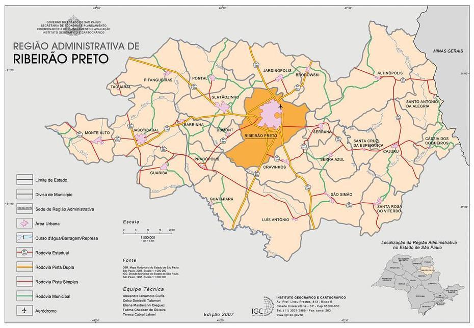 Mapa Da Regiao Administrativa De Ribeirao Preto | Jeferson Camillo | Flickr, Ribeirão Prêto, Brazil, Preto Brazilians, Ouro Preto