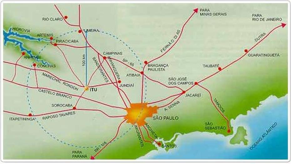 Mapa De Itu, Iturama, Brazil, World, Brazil  Drawing