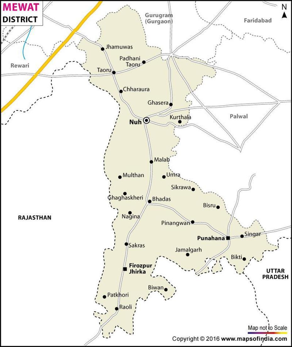 Mewat District Map, Mānwat, India, Siliguri In, Siliguri West  Bengal