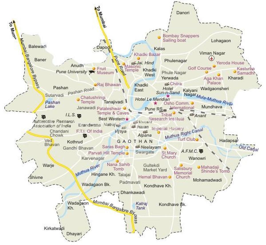 Pune Map, Pune City Map, Road Map Pune, Pune Route Map, Pune, India, Bangalore In India, Pune Maharashtra India