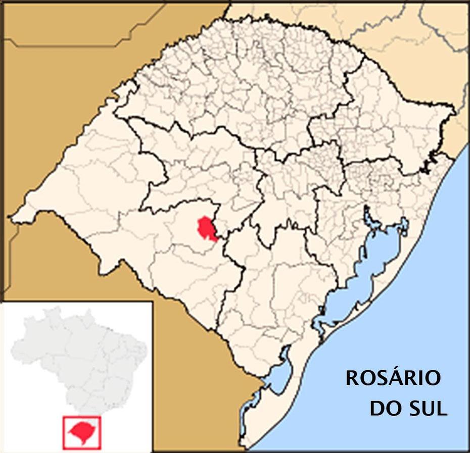 Rosario Do Sul  Amfro  Associacao Dos Municipios Da Fronteira Oeste  Rs, Rosário Do Sul, Brazil, Caxias Do Sul, Santa Cruz Do Sul Brazil