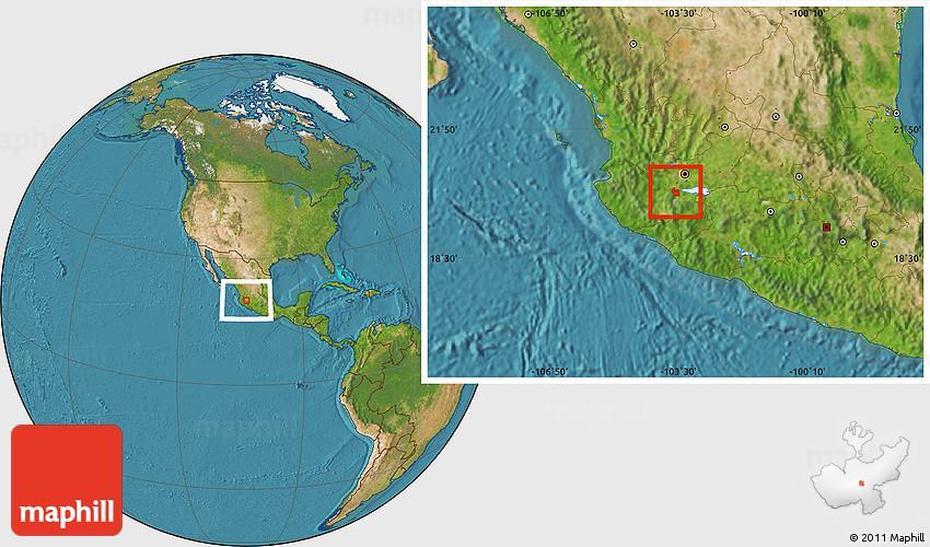 Satellite Location Map Of Zacoalco De Torres, Zacoalco De Torres, Mexico, Zacoalco Jalisco Mexico, Barranca De Otates Jalisco Mexico