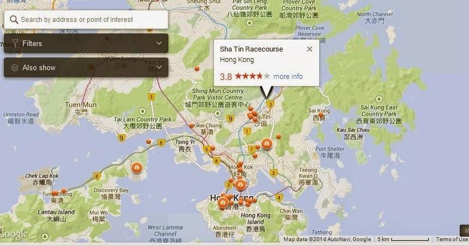 Sha Tin Racecourse Hong Kong Map – Hong Kong Tourist Destinations …, Sha Tin, Hong Kong, New Territories Hong Kong, Hong Kong Racecourse