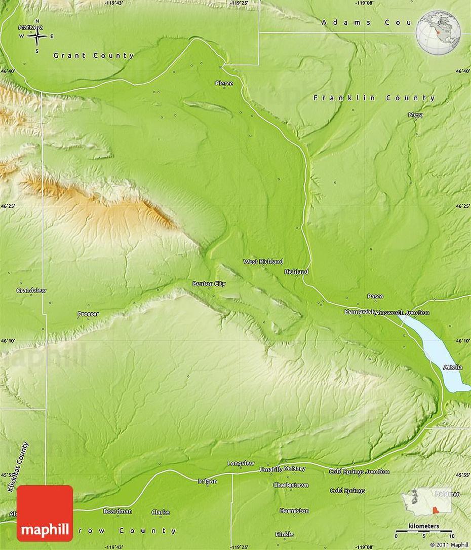 United States  Puzzle, 50 United States, County, Benton, United States