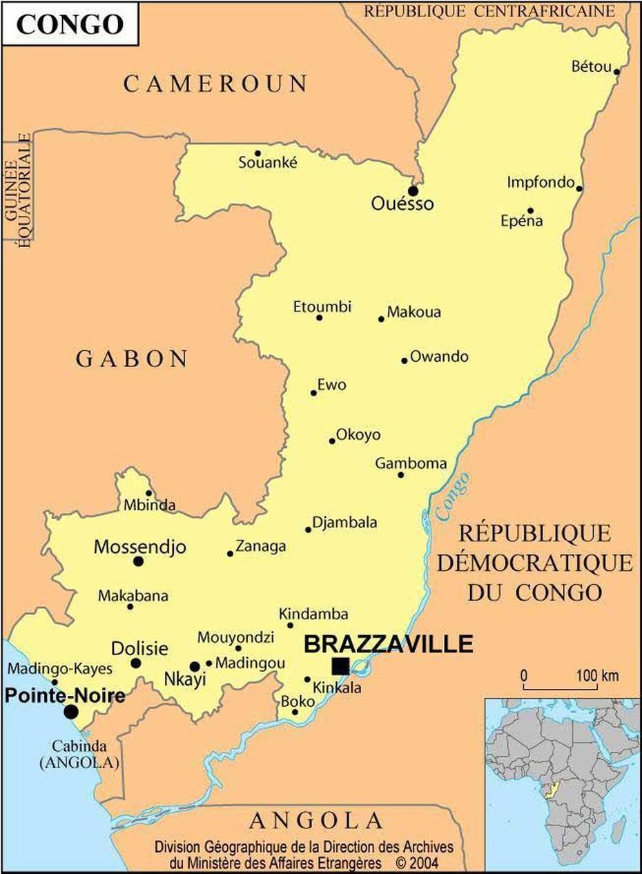 African Congo, Congo Kaart, Arts, Brazzaville, Congo (Brazzaville)