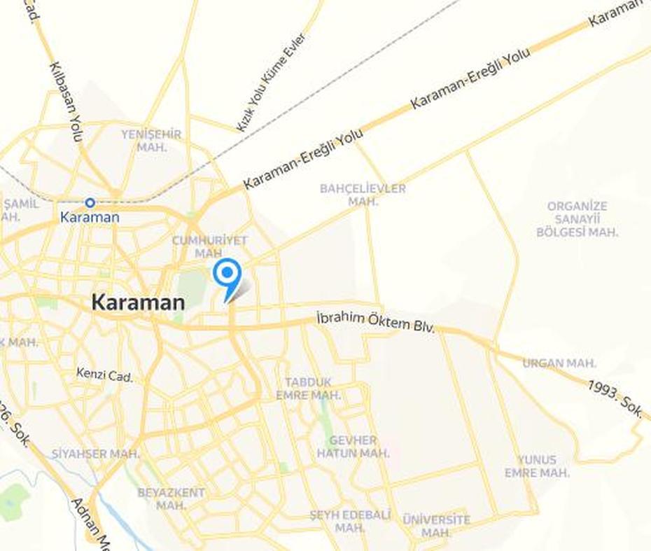 B”Hamidiye Mah. Karaman Haritas Yandex Haritalarda”, Hamidiye, Turkey, Hamidiye, Turkey