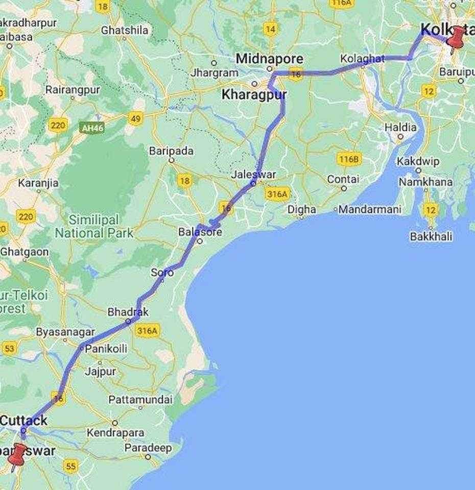 Bhubaneswar – Google My Maps, Bhubaneshwar, India, Road Network, Bhubaneswar Tourism