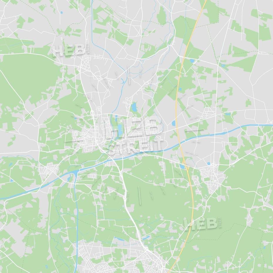 Bramsche, Germany Printable Street Map – Hebstreits Sketches | Street …, Bramsche, Germany, Holland Germany, Algermissen Germany
