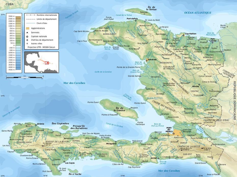 Landkarte Haiti (Topographische Karte) : Weltkarte – Karten Und …, Les Abricots, Haiti, Haiti Fruits, Les Abricots