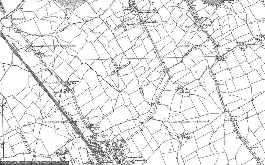 Old Maps Of Borehamwood – Francis Frith, Borehamwood, United Kingdom, Meadow Park  Stadium, Tesco Borehamwood