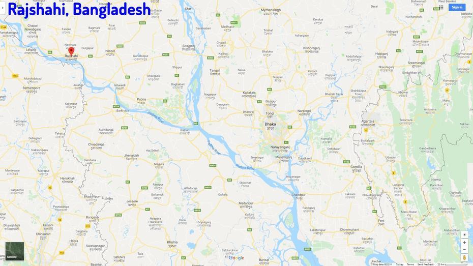 Rajshahi Map And Rajshahi Satellite Image, Rājshāhi, Bangladesh, Rajshahi  District, Paharpur Bangladesh