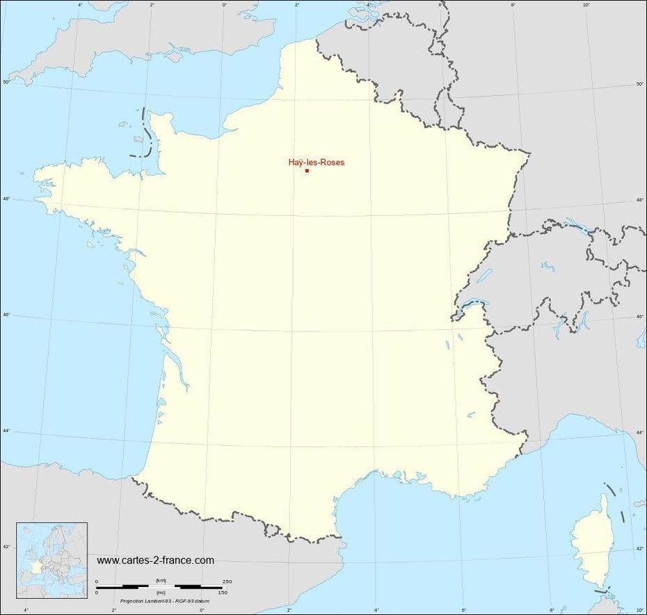 Rosa Roseraie  De L’Hay, Val De  Marne, Situation Geographique, L’Haÿ-Les-Roses, France