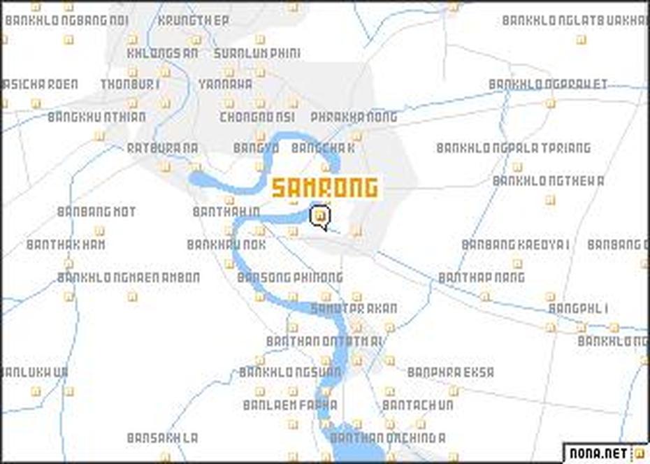 Samrong (Thailand) Map – Nona, Samrong, Thailand, Ko Samui Thailand, Thailand Market