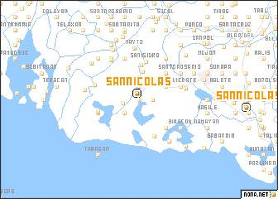 San Nicolas (Philippines) Map – Nona, San Nicolas, Philippines, Ilocos Norte Philippines, San Nicolas Island