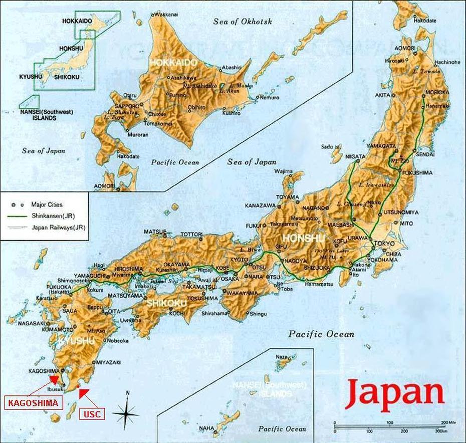 Southern Japan, Japan On Asia, Nasa, Higashimatsushima, Japan