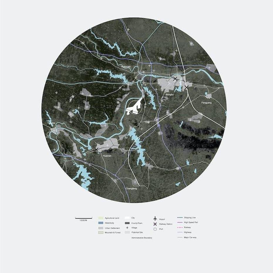 Student Works: “Townization”, A New Chinese Urbanization Paradigm From …, Xiaoyi, China, Meng Xiaoyi, Lin Xiaoyi