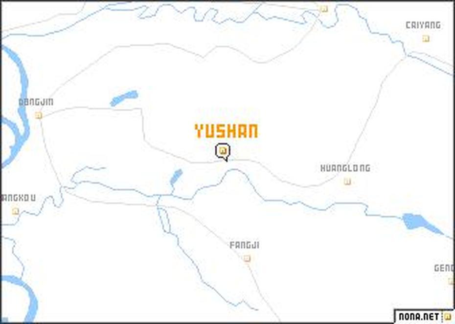 Yushan (China) Map – Nona, Yushan, China, 5 Chinese Yuan Money China Currency, Yu Shan