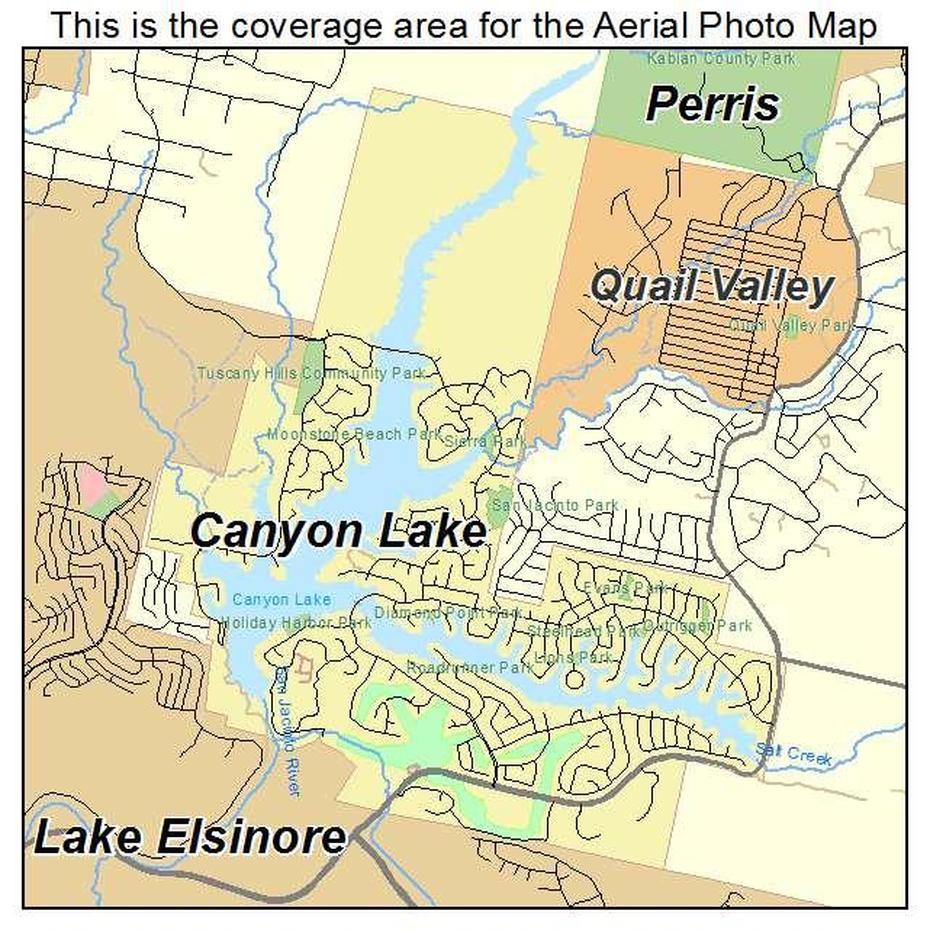 Aerial Photography Map Of Canyon Lake, Ca California, Canyon Lake, United States, Canyon Lake Texas Dam, Grand Canyon And Colorado River