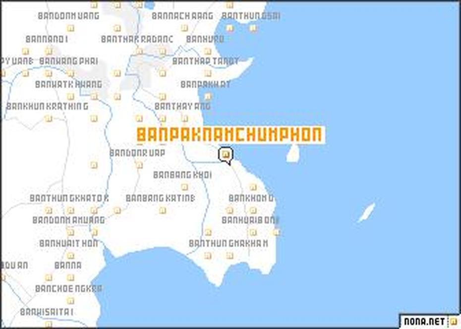 Ban Pak Nam Chumphon (Thailand) Map – Nona, Ban Pak Phun, Thailand, Thailand Pottery, Ancient Thailand