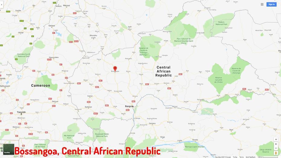 Bossangoa Map, Bossangoa, Central African Republic, Central African Countries, Central African Republic On World