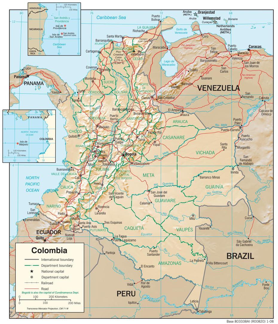 Colombia Maps – Perry-Castaneda Map Collection – Ut Library Online, El Difícil, Colombia, Dificil De  Creer, Sudoku  Dificil