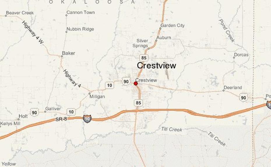 Guia Urbano De Crestview, Crestview, United States, Panama City Beach Florida, Crestview Bypass