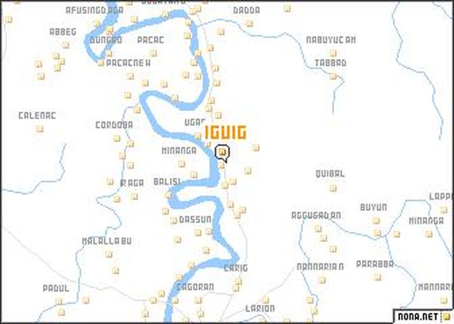 Iguig (Philippines) Map – Nona, Iguig, Philippines, Cagayan  Province, Amulung  Cagayan