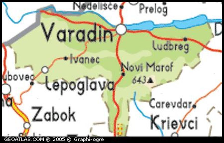 Map Of Varazdin County Map, Varazdin, Croatia Maps, Varaždin, Croatia, Croatian Castles, Croatia Palace