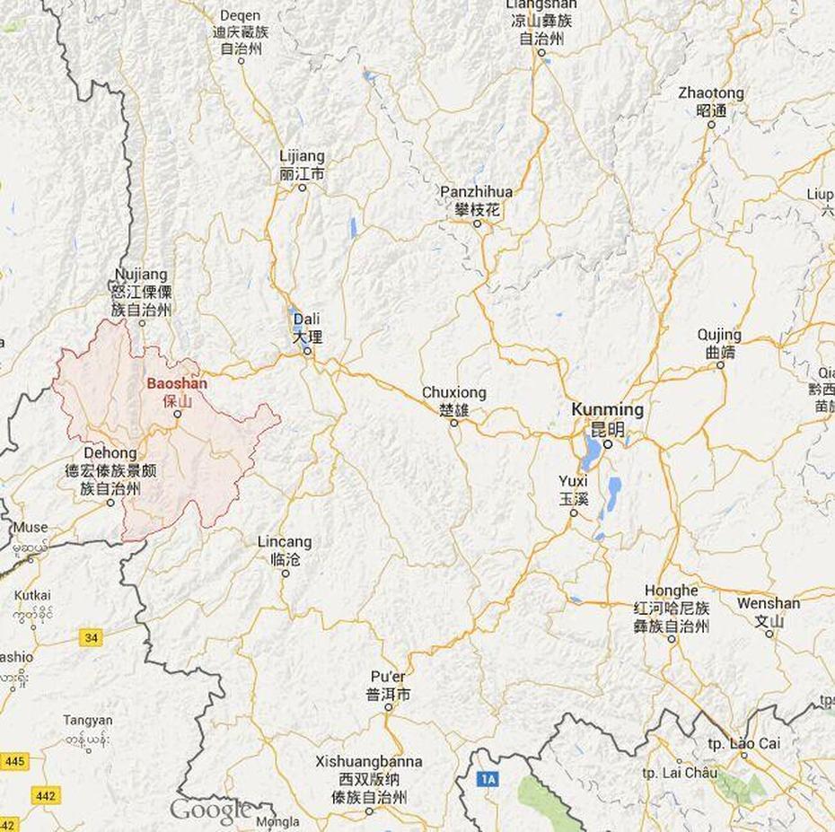 Maps Of Baoshan City,Baoshan,Yunnan Adventure Travel, Baoshan, China, Tengchong, Yunnan  City