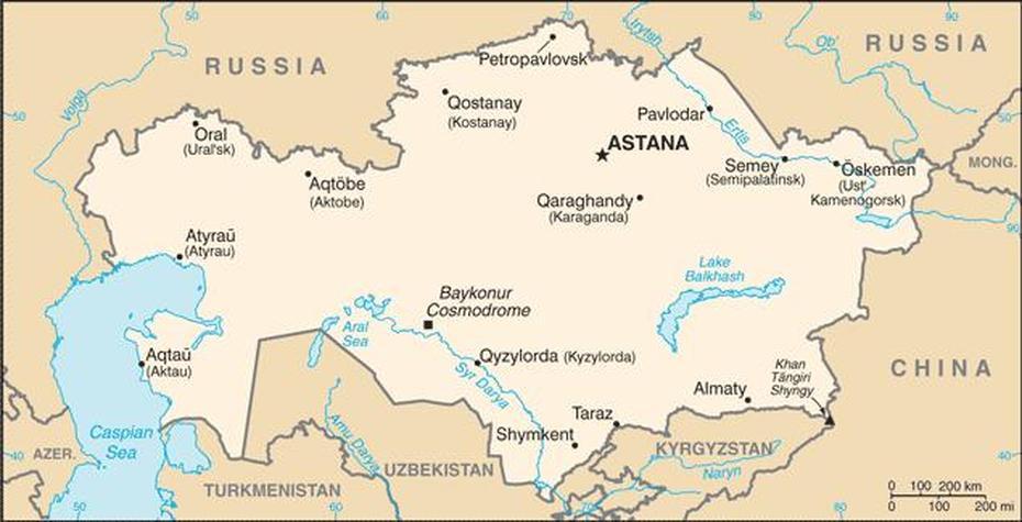 Maps Of Kazakhstan – Worldometer, Boralday, Kazakhstan, Kazakhstan Road, Kazakh