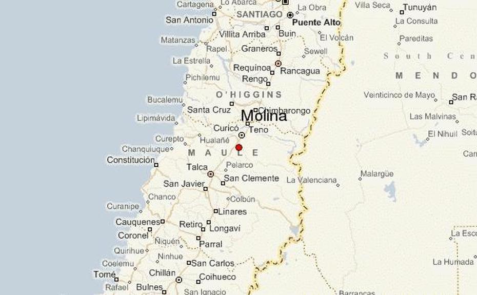 Molina Location Guide, Molina, Chile, Maule Chile, Curico Chile