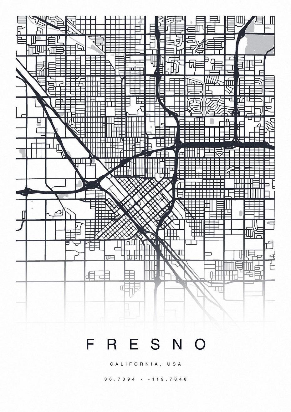 Printable Fresno Map Print Map Of Fresno Fresno Map Poster | Etsy, Fresno, Colombia, Colombia Airports, Cartagena Colombia