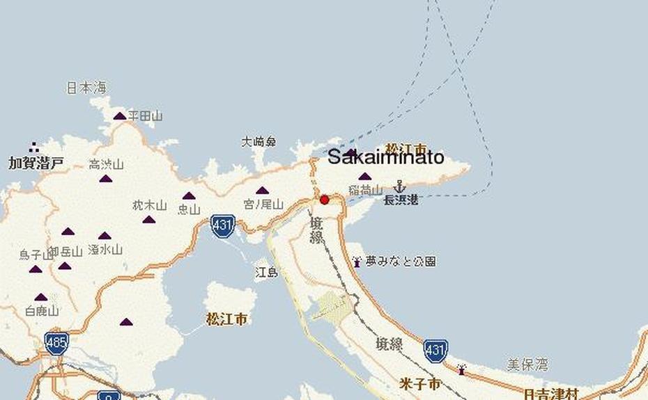 Sakaiminato Location Guide, Sakaiminato, Japan, Ohashi  Bridge, Japan Ports