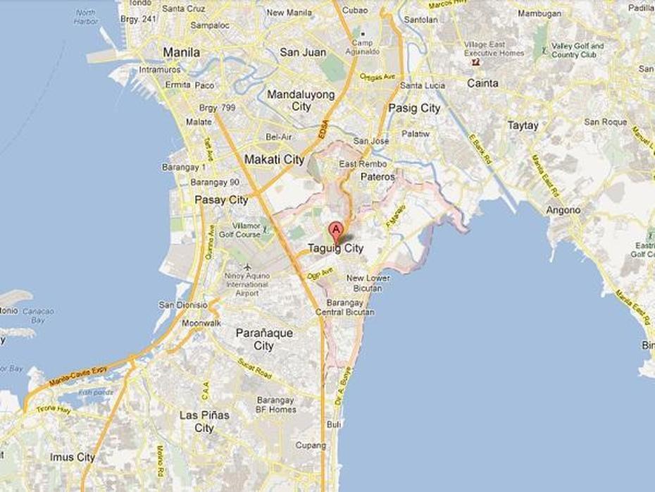 Taguig Map, Taguig City, Philippines, Bgc Taguig, Fort  Bonifacio